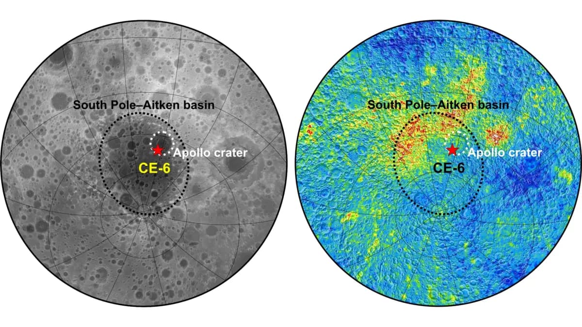Mineral magnético en muestras de suelo lunar de Chang’e-6