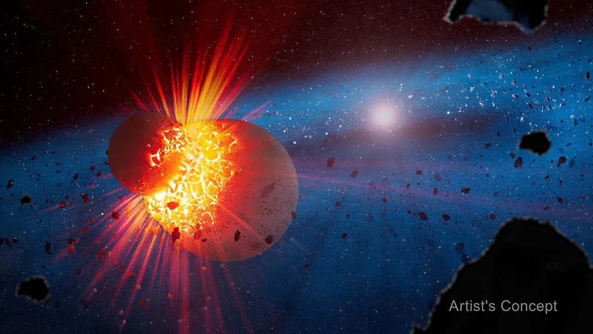 El telescopio Webb de la NASA estudia colisiones planetarias en sistemas estelares jóvenes