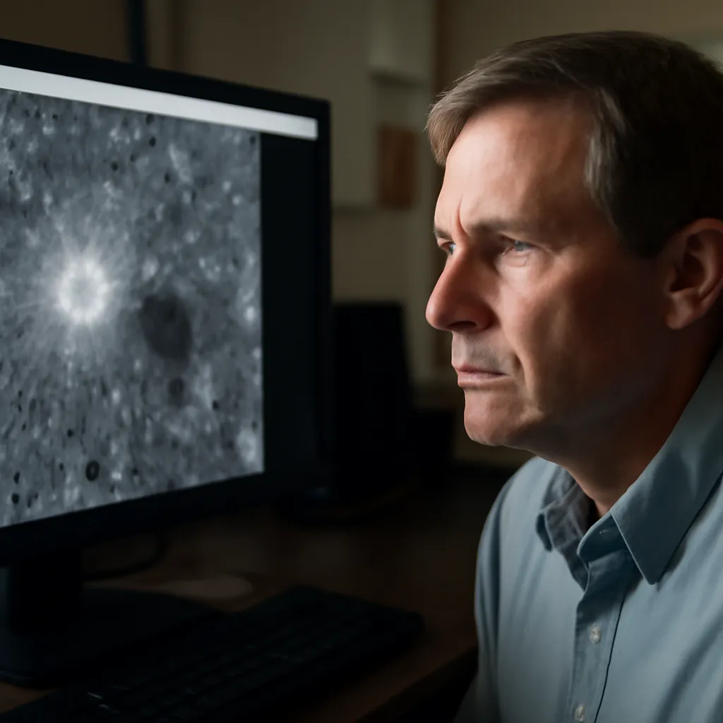 Un nuevo cráter de 222 metros descubierto en la Luna por el orbitador de la NASA
