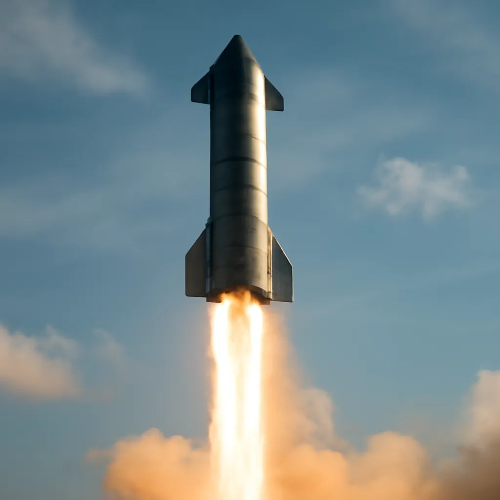 El Starship de SpaceX alcanza la órbita terrestre en su decimocuarto vuelo de prueba